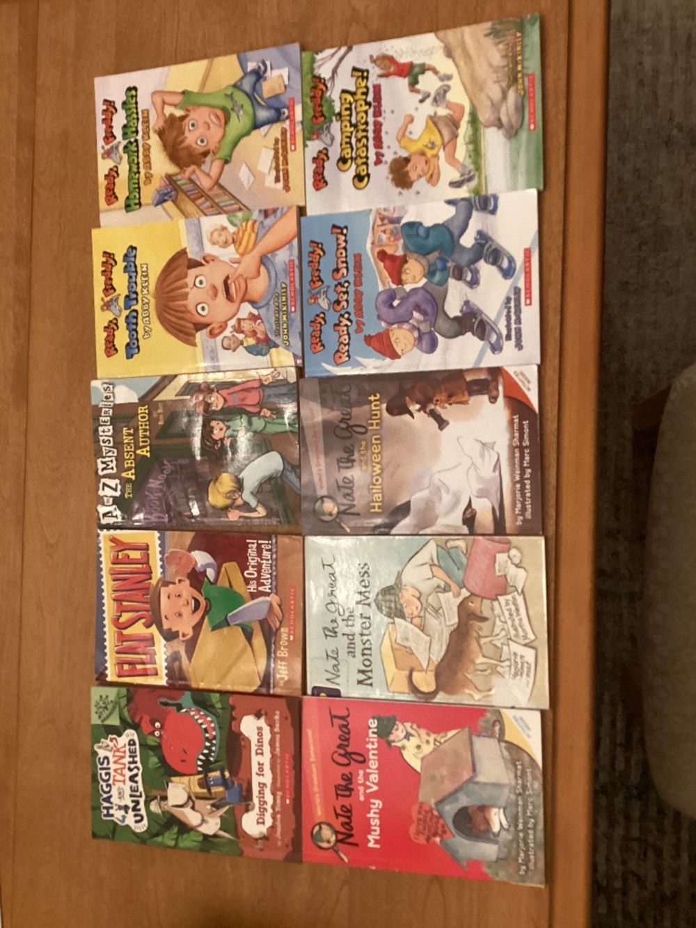 Lot of 10 Children's Early Chapter Books – Nate the Great, Ready Freddy, & More!